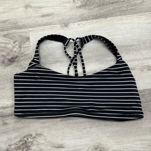 Lululemon stripped sports bra